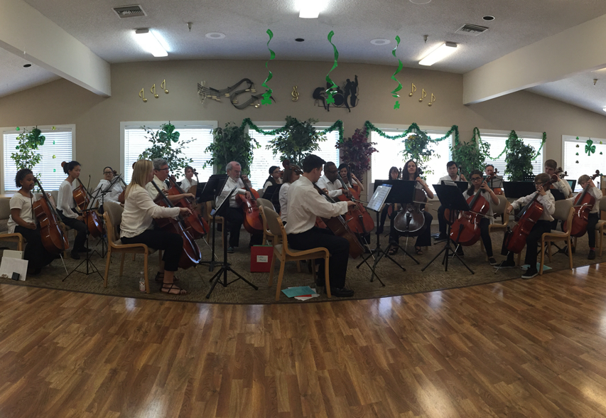 OC Cello Choir Live 2015